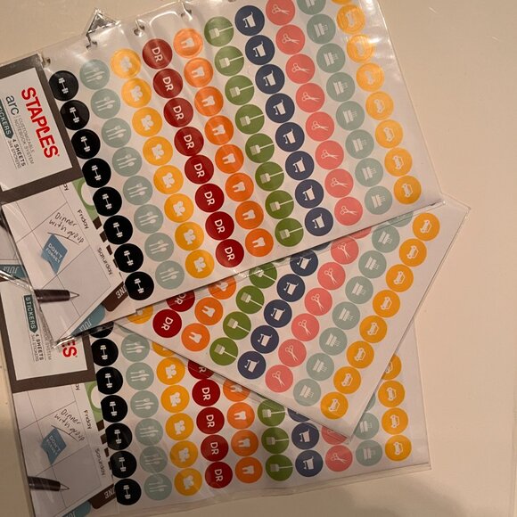 Organizational Stickers for Notebooks,‎ Calendars &  Datebooks (3 packs / new/x) - Picture 3 of 9